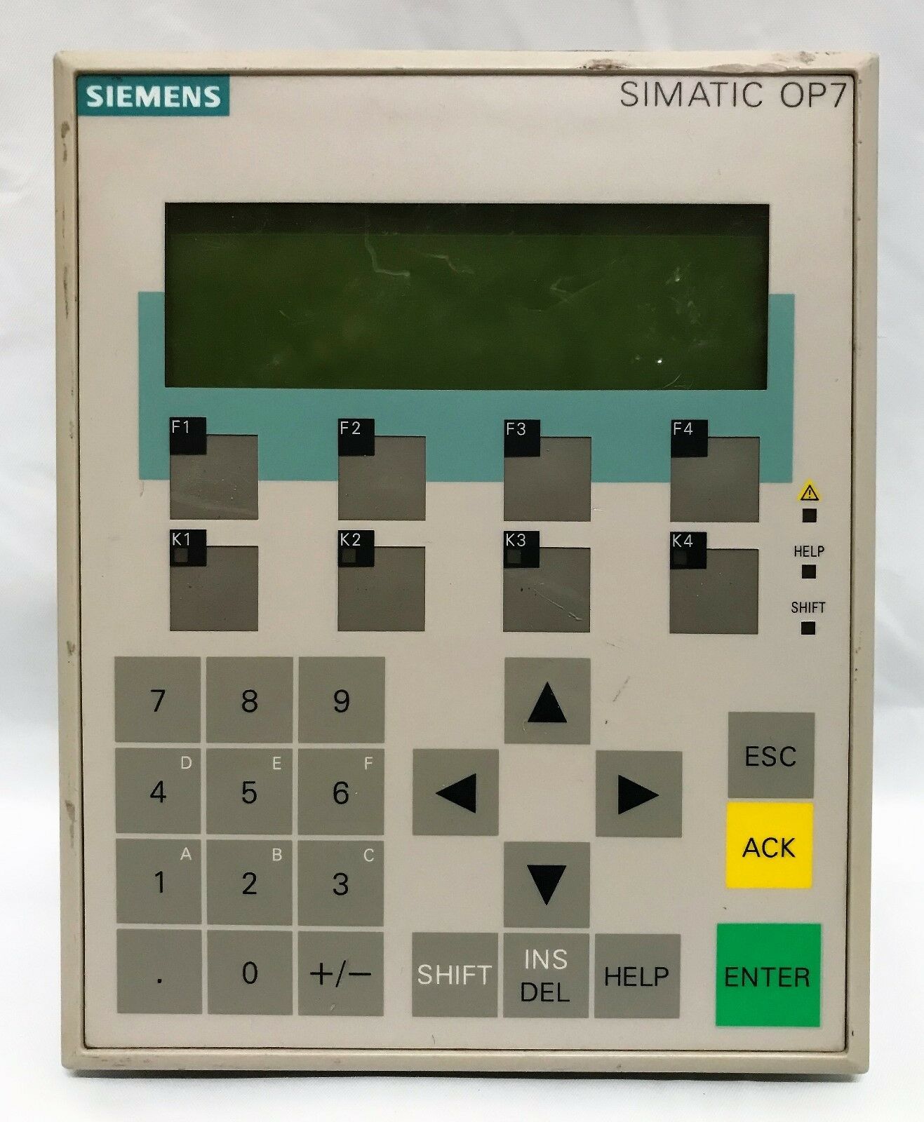 LCD TOUCH SCREEN " SIEMENS " รุ่น '6AV3 607-1JC20-0AX1