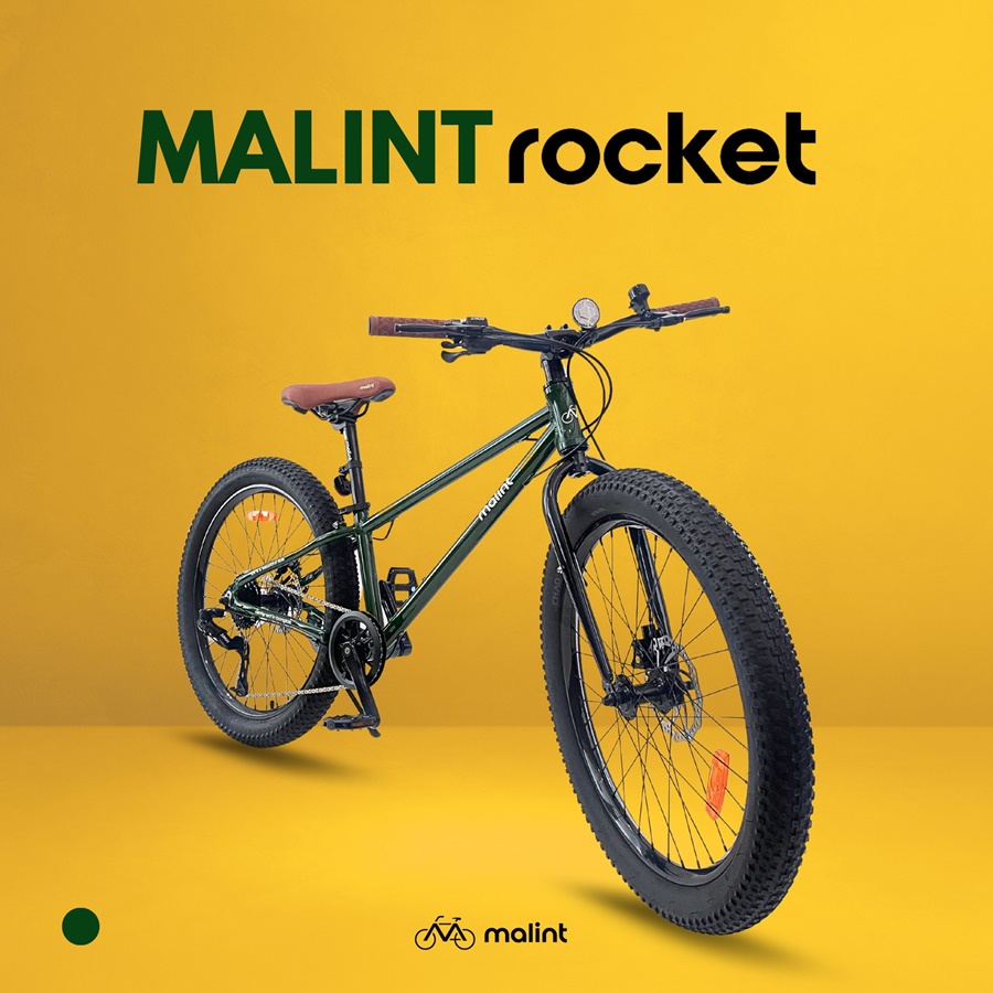 จักรยานล้อโต MALINT Rocket เกียร์ 8 speeds วงล้อ 24 x 3.0 เฟรมอลูมิเนียมอัลลอย ลบรอยเชื่อม