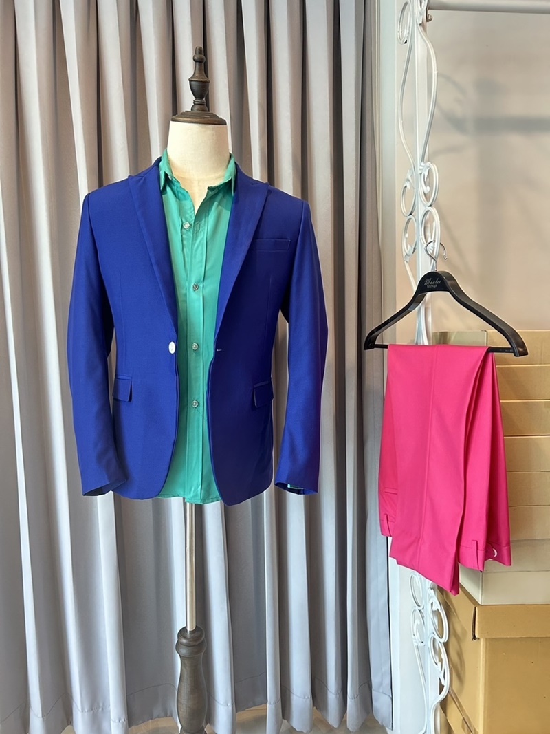 พร้อมเช่า ชุดสูทชาย แฟชั่น Set คละสี