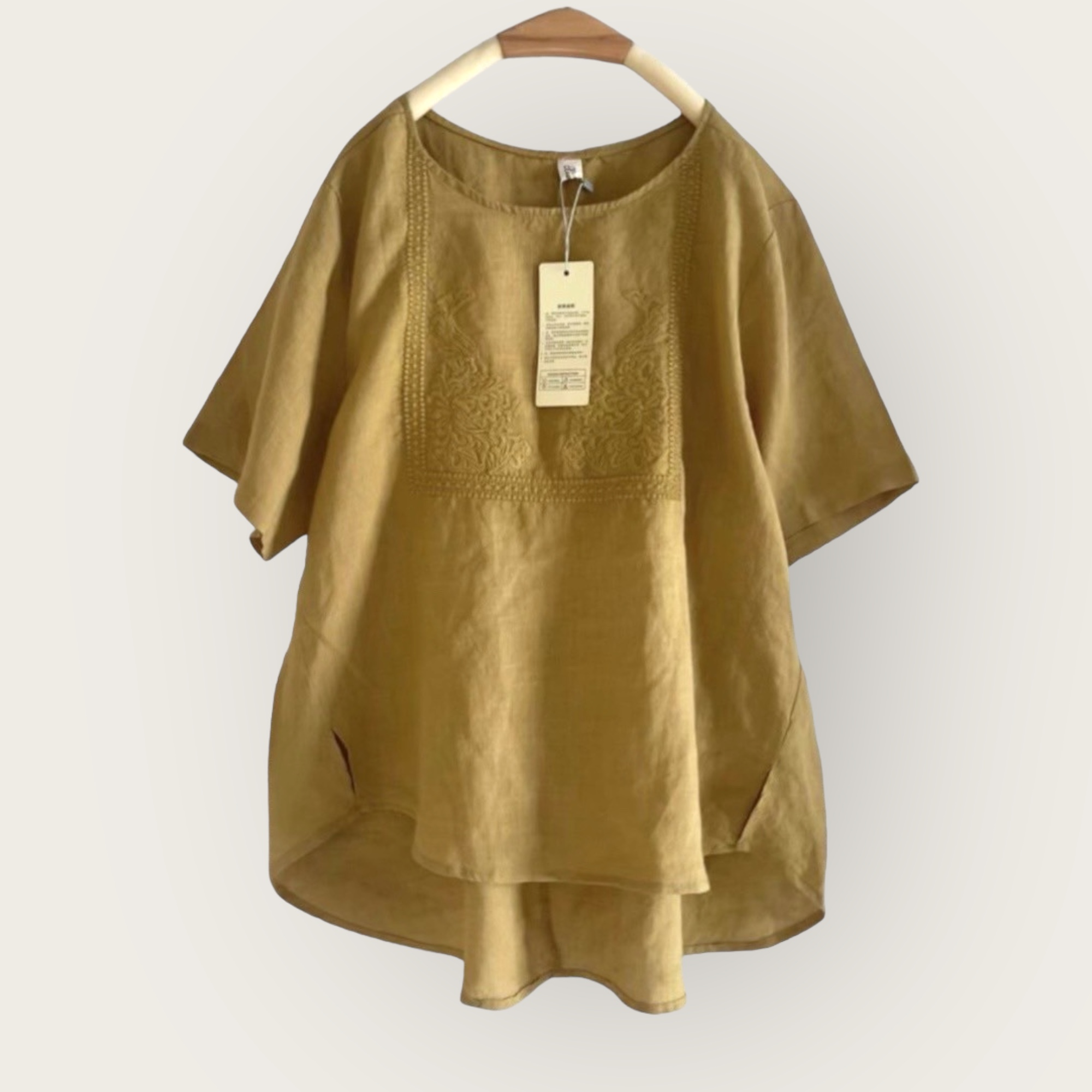 เสื้อผ้าลินินลายปัก