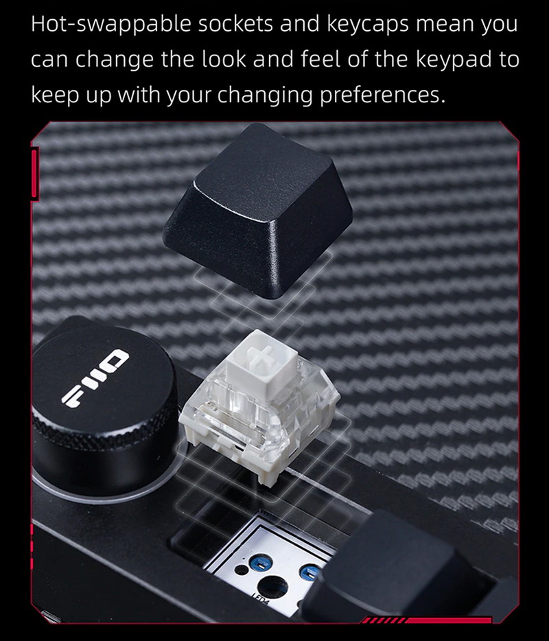 ขาย FiiO KB1 คีย์บอร์ด Mechanical สำหรับเครื่องเสียง ตั้งมาโครได้ ประกันศูนย์ไทย