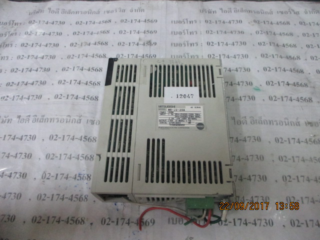 SERVO DRIVE " MITSUBISHI " รุ่น MR-J2-20A