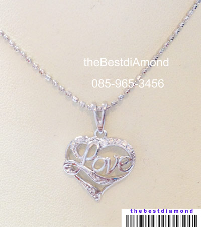 BP444RD+++จี้ Love แบบมีกรอบ +++ สวย เริ่ด น่ารักมากๆๆ classic มากๆๆๆ ใส่ได้ทุกโอกาส