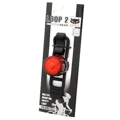 ไฟท้าย CATEYE ไฟท้ายกระพริบแคทอาย LOOP2, SL-LD140-R, สีแดง tail light