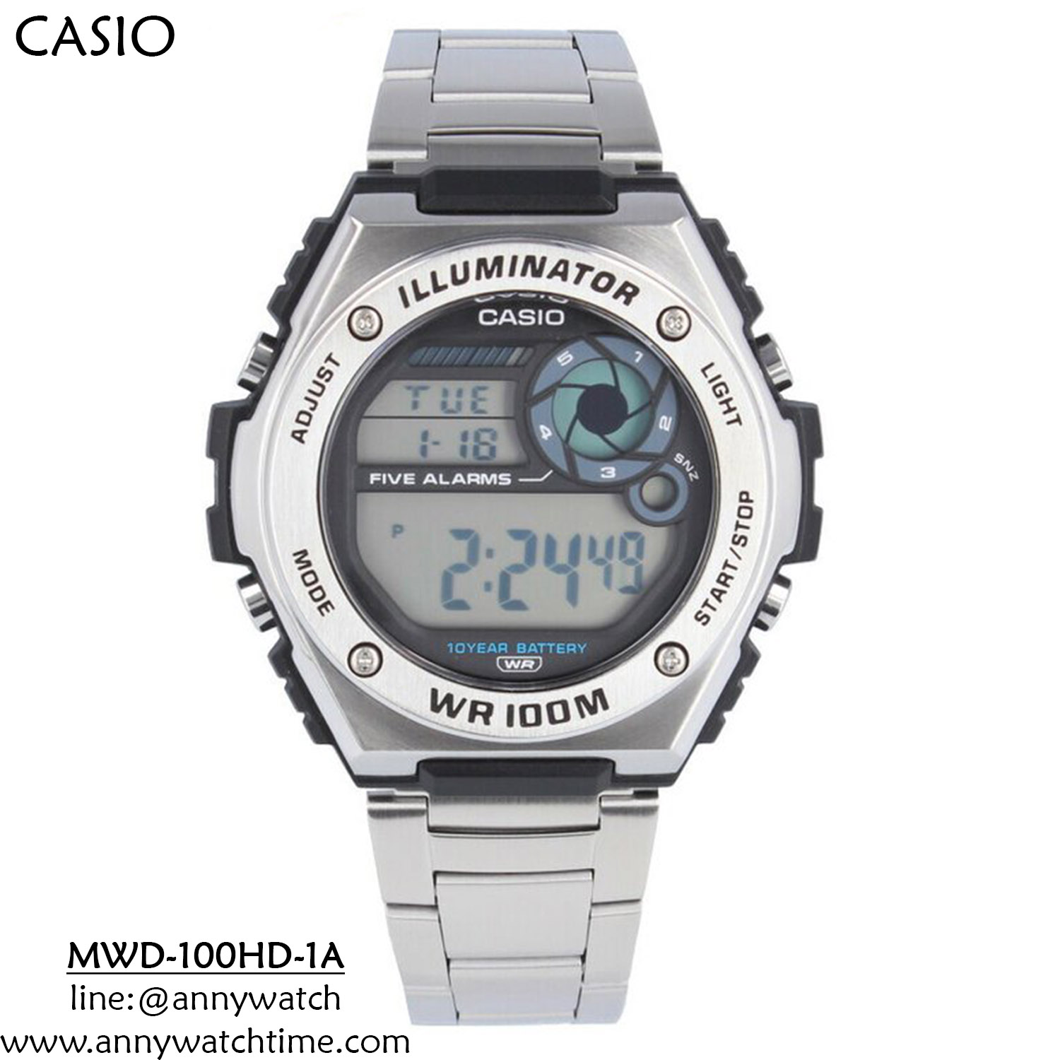 CASIO MWD-100HD-1A