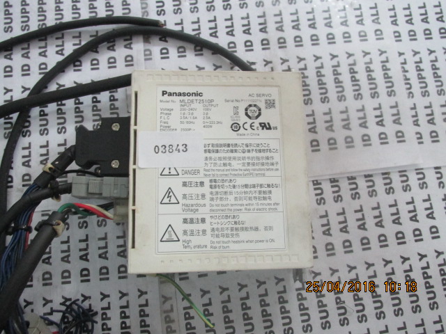 SERVO DRIVE “ PANASONIC ” รุ่น MLDET2510P