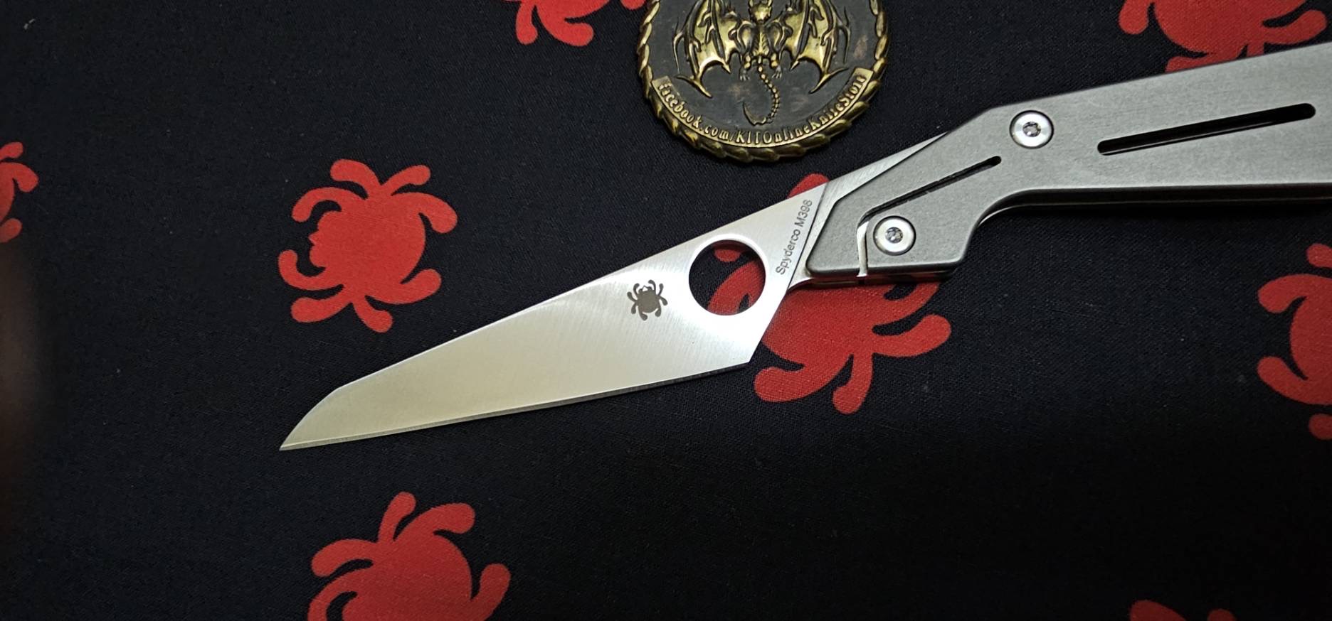 Spyderco NAND Slipit Knife Titanium (3.2" Satin M398)