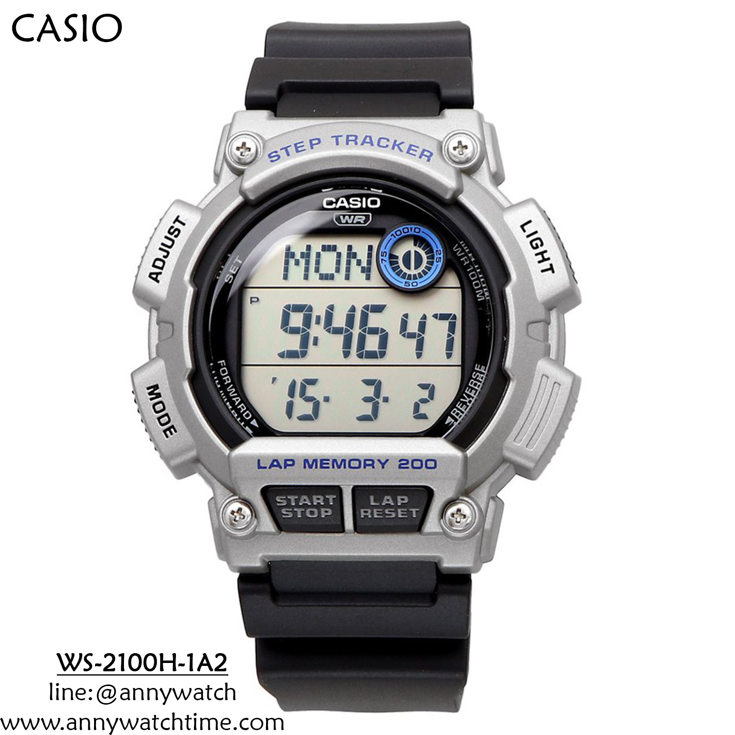 CASIO WS-2100H-1A2