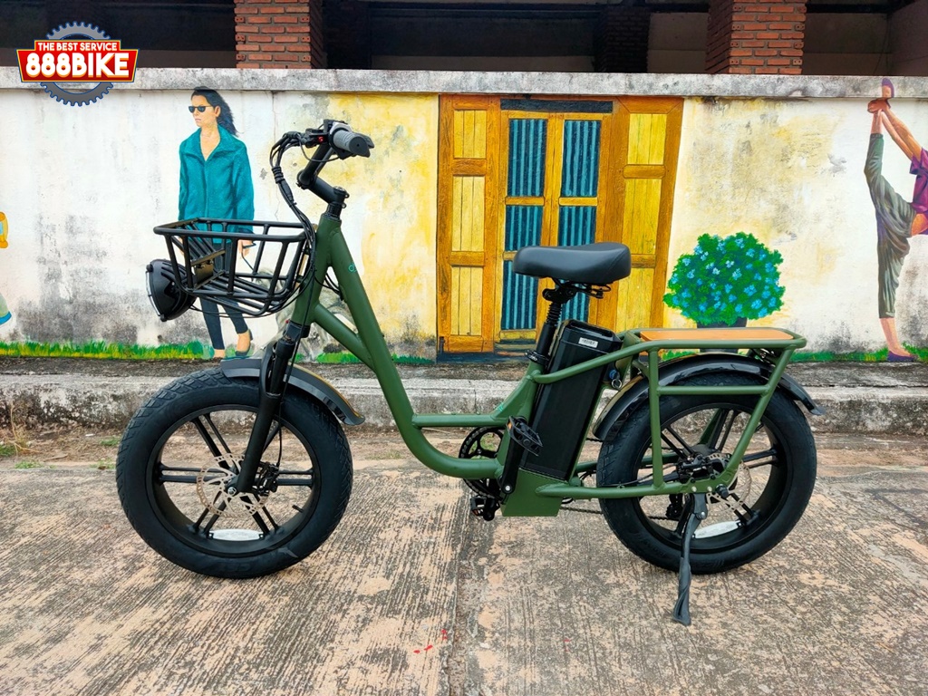 จักรยานไฟฟ้า Fiido T1 CARGO Utility Electric Bike Fat tires เกียร์ 7สปีด แรง 750วัตต์ ล้อ 20นิ้ว