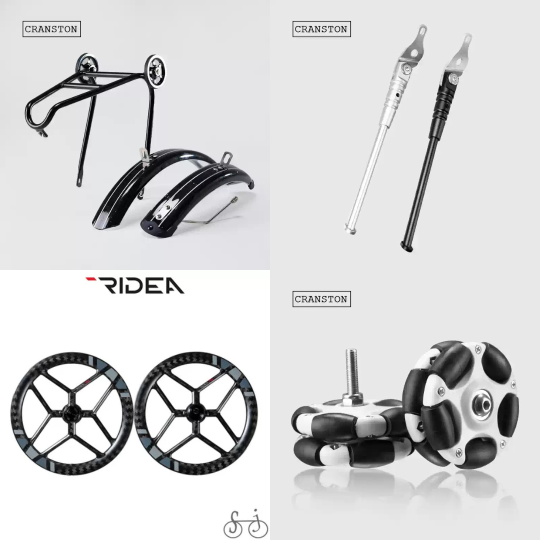 จักรยานพับ Cranston R9 16 นิ้ว 9 สปีด น้ำหนักเบา 12.5kg พับ 3 ทบ ดีไซน์เรโทร 16 สี — ปั่นในเมือง ปั่นไปทำงาน สะดวกพกพา