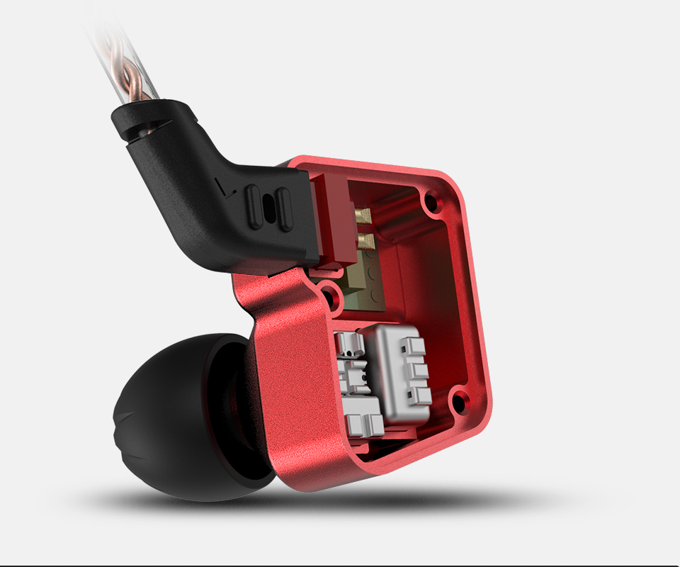 ขาย KZ BA10 หูฟัง 5 ไดร์เวอร์ Pure Balanced (5BA) ถอดสายได้