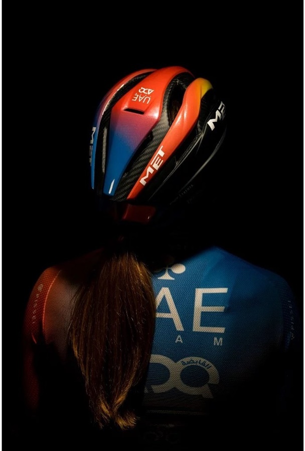 หมวกจักรยานอิตาลี MET Trenta 3K Carbon MIPS Team ADQ Edition ลายทีม ADQ UAE ไซส์ S 52-56 NEW2024