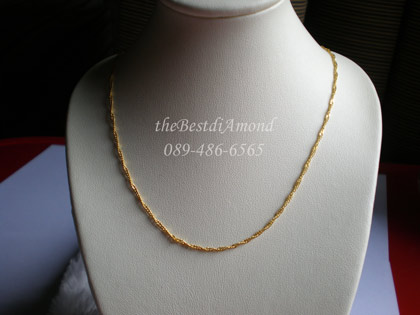 ++BNN-002-16===สร้อยคอเปล่าขนาด16นิ้ว=== ใส่ได้กับจี้ หรือ พระ ทุกแบบได้สวย เรียบแต่ดูดี สร้อยจะนิ่มๆนิด ลักษณะเป็นเกลียวๆดูสวย
