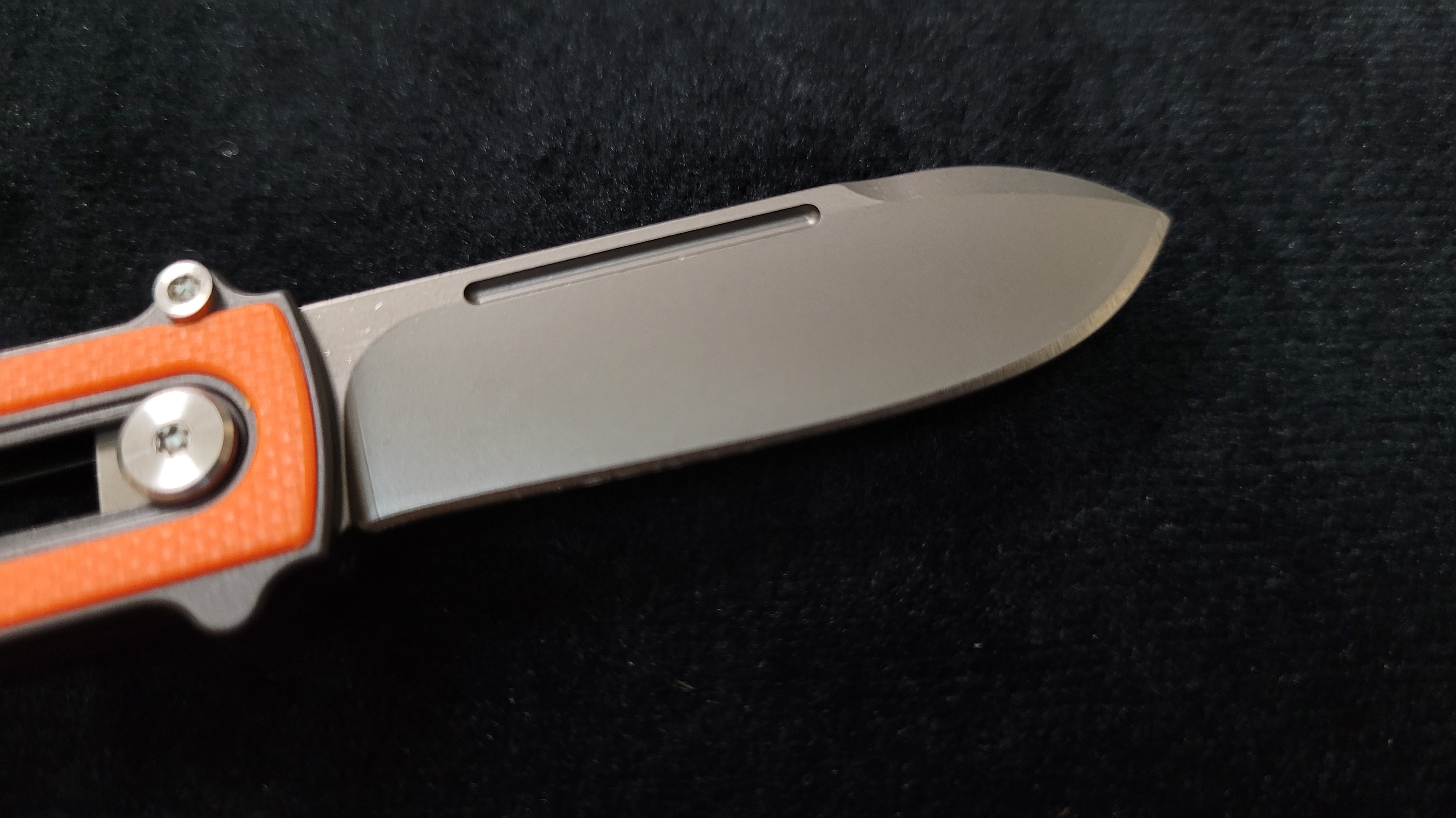 Zr BarloX with M390 Blade-for a short time Dealer's Cost Orange DLC Black Blade