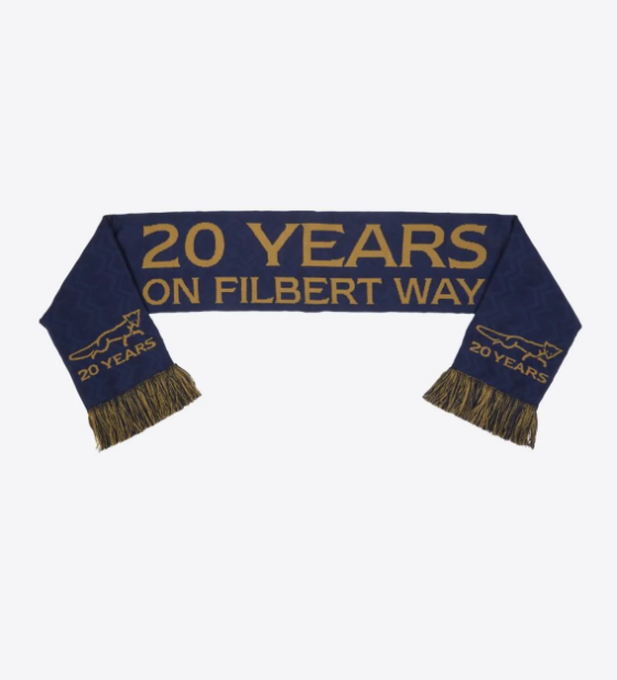 ผ้าพันคอเลสเตอร์ ซิตี้ Leicester City 20 Years ของแท้