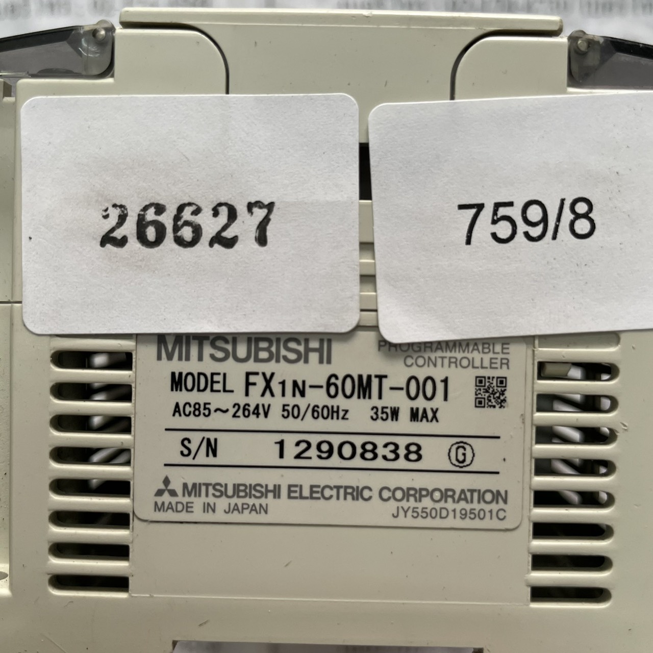 FX1N-60MT-001 PLC " MITSUBISHI "