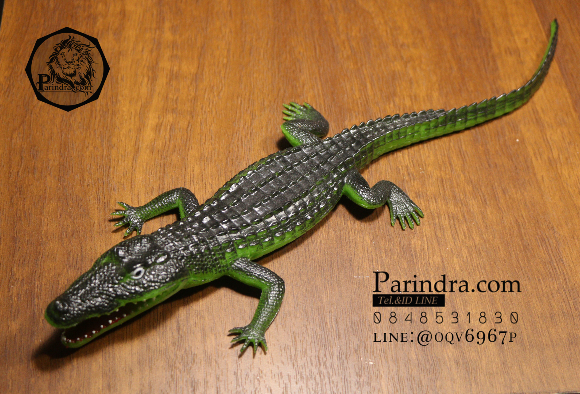 โมเดลจระเข้ สีเขียวอ่อน บีบมีเสียง ขนาดใหญ่ 16 นิ้ว ขนาดใหญ่