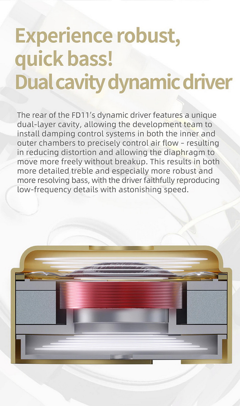 FiiO FD11 หูฟัง IEMs ไดรเวอร์ Dynamic เทคนิคระดับไฮเอนด์ เสียงที่ไม่เหมือนใคร ประกันศูนย์ไทย