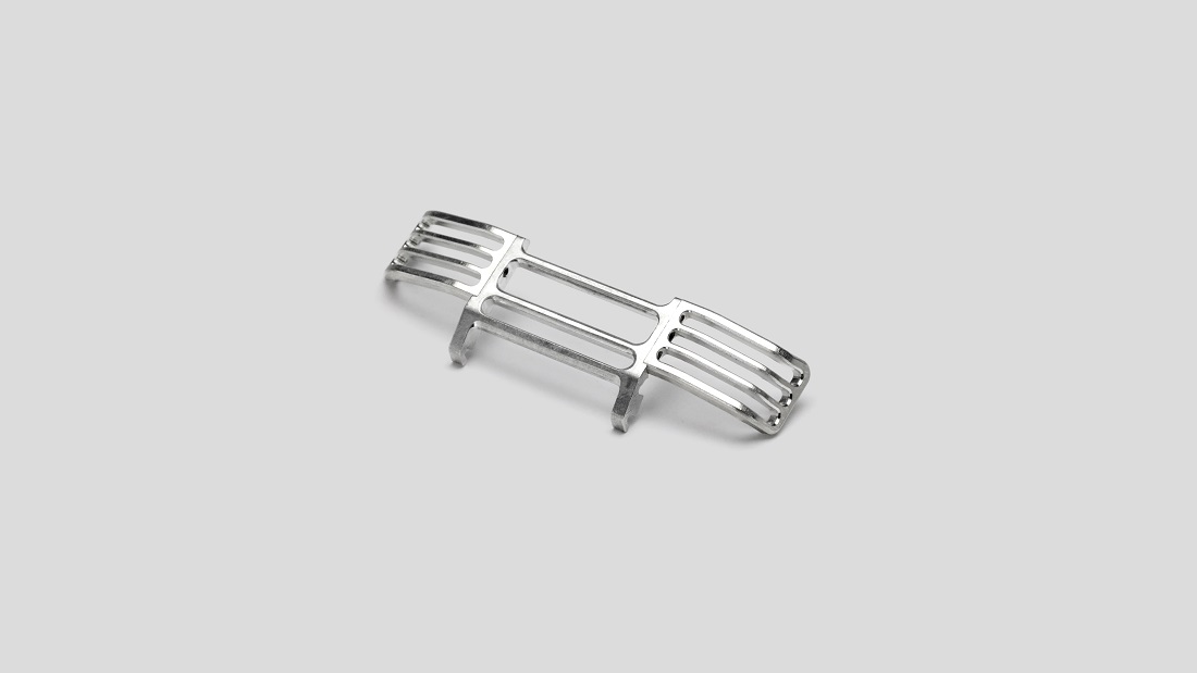 METAL FRONT BUMPER SILVER MX0018