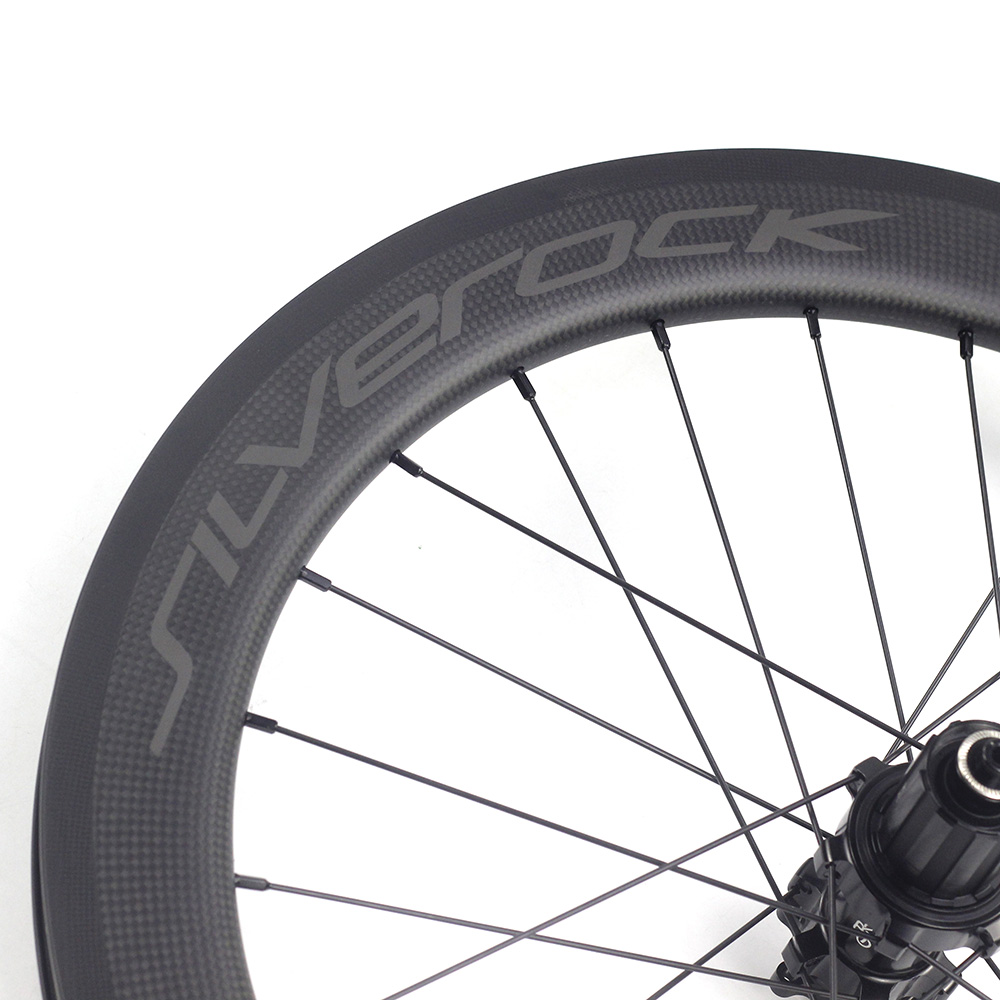 ล้อมินิ ล้อคาร์บอน SILVEROCK SR50 Carbon Wheels 451 20" 1 1/8" 22in 406 Disc Brake 50mm Clincher