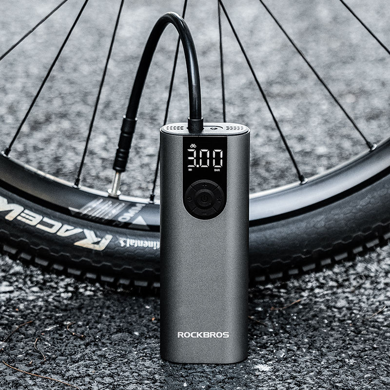 ROCKBROS A8 ปั๊มลมไฟฟ้าพกพา 150PSI แบตเตอรี่ 2600mAh ชาร์จ Type-C | New Arrival