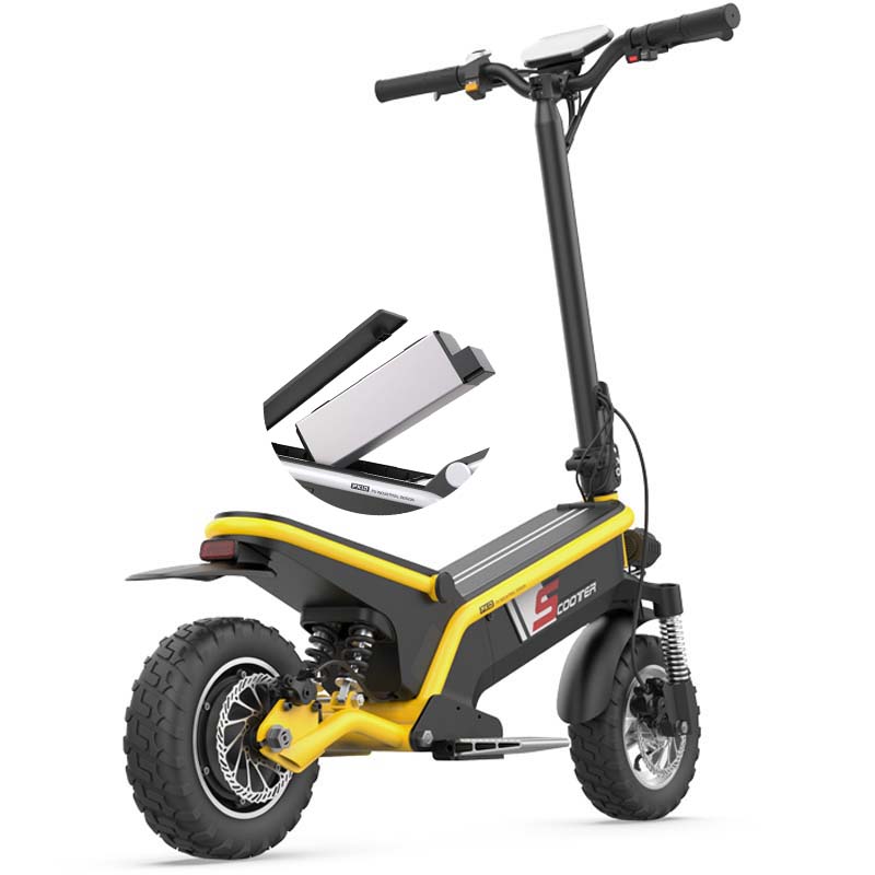 สกู๊ตเตอร์ไฟฟ้า PXID F1 ELECTRIC SCOOTER โช๊คหน้า+หลัง มอเตอร์ 500 วัตต์ ความเร็วสูงสุด 45กม./ชม, 10Ah 48V (30กม.) เดินทางได้ 30-40 กม.