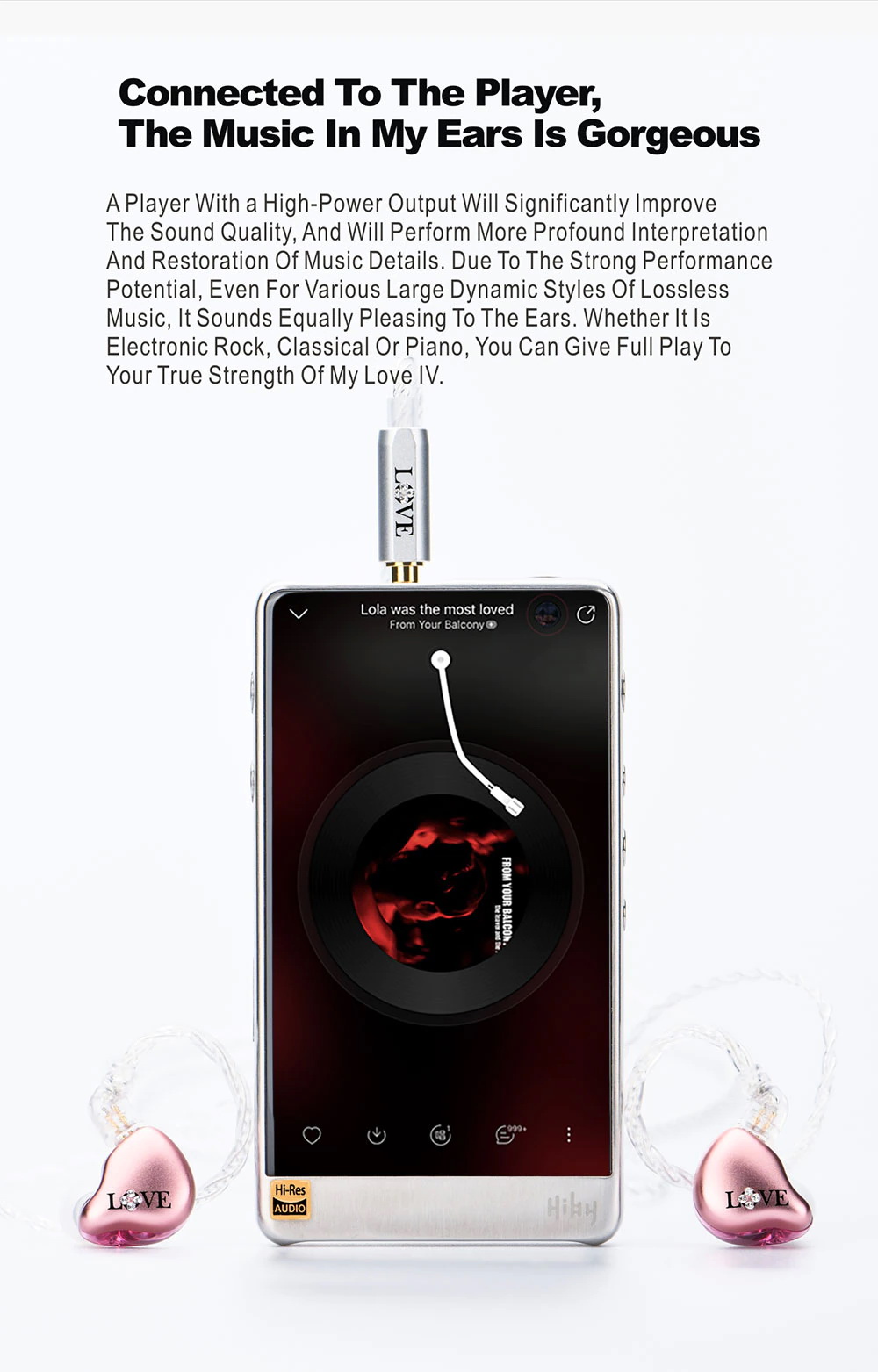 ขาย TFZ MYLOVE 4 หูฟังไดรเวอร์ K60 คุณภาพเสียงระดับมืออาชีพใช้