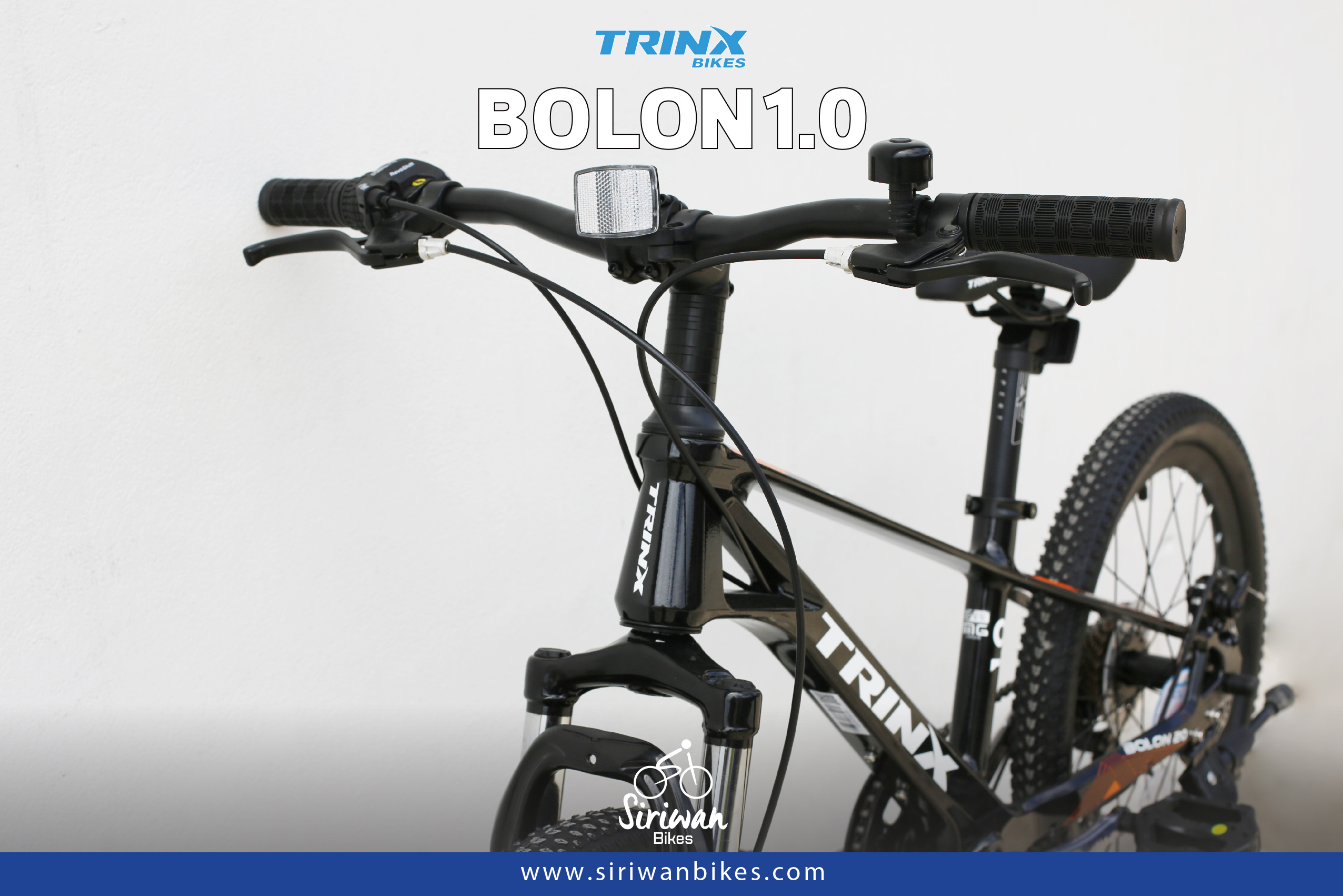 จักรยานเสือภูเขาเด็ก TRINX BOLON20-1.0 20นิ้ว เกียร์ SHIMANO 7สปีด เฟรมแม็กนีเซียม อัลลอย Alloy Mechanical Disc NEW 2023