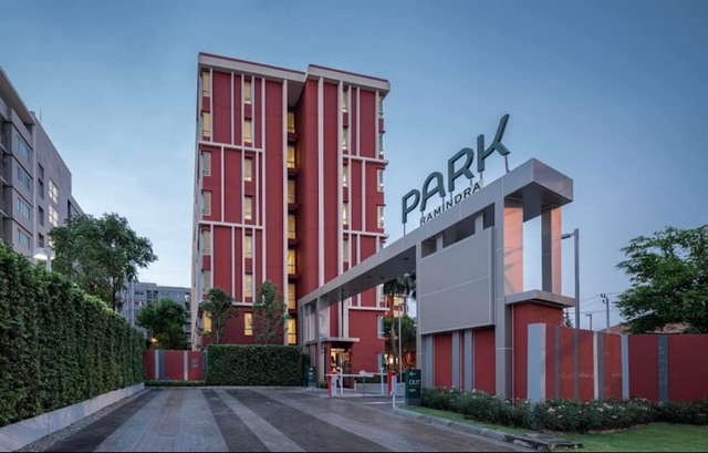 ให้เช่าคอนโดพาร์ค รามอินทรา 30 ตร.ม.เฟอร์ครบ มีเครื่องซักผ้า ใกล้รถไฟฟ้า