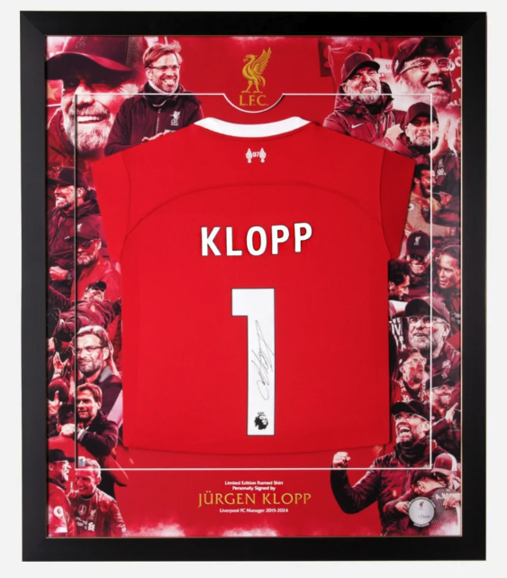 เสื้อลิเวอร์พูลลายเซ็นต์ เจอร์เก้น คล็อปป์ Limited Edition Signed Klopp ของแท้