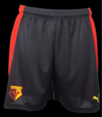 กางเกงวัตฟอร์ด Watford ชุดเหย้า ของแท้ 100% Watford 2012/13 PUMA ADULT HOME SHORTS สำหรับสวมใส่ เป็นของฝาก ที่ระลึก สะสม แด่คนสำคัญ