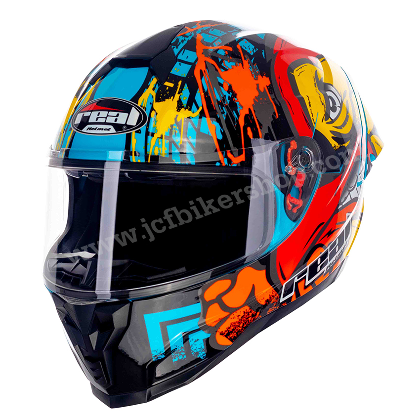 หมวกกันน็อค REAL FALCON RAGING ฟ้า