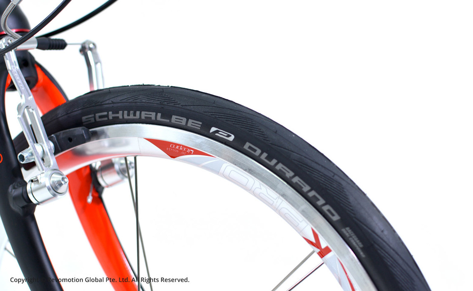 SCHWALBE ยางนอกรถพับรุ่น ONE, ขอบพับ, 20X1.10, สีดำ (406)