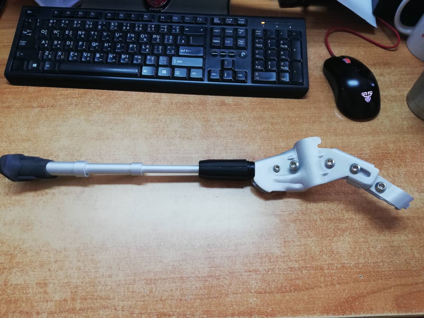 O-STAND ขาตั้งข้าง ทรานเอ๊กซ์ 26-29 แบบจับสองจุด ปรับขาได้ Oversized, PS-111