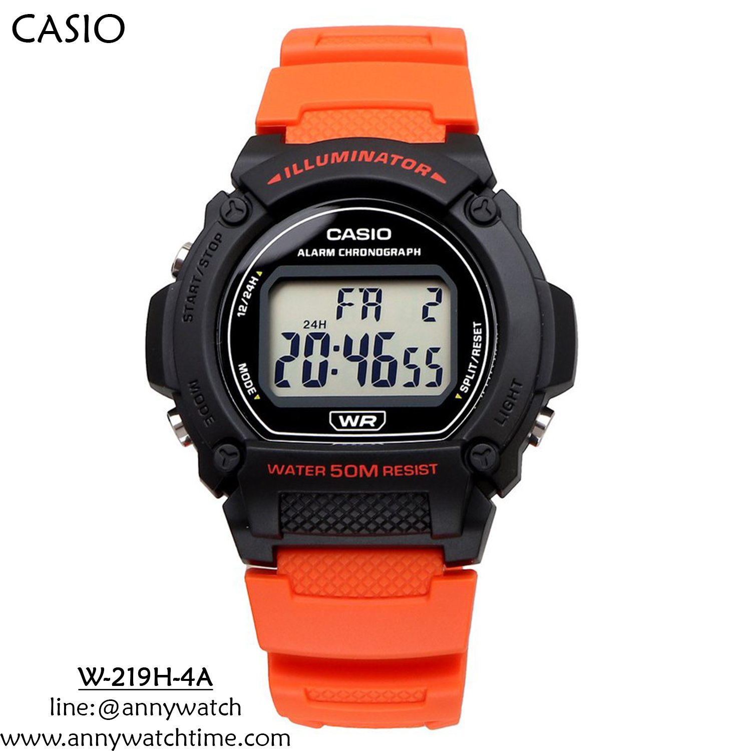 CASIO W-219H-4A