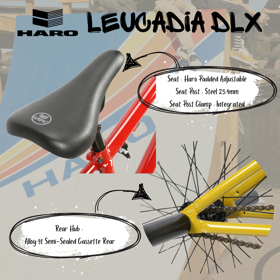 จักรยาน BMX HARO รุ่น LEUCADIA DLX 20 วงล้อ 20 นิ้ว Made in USA NEW 2024