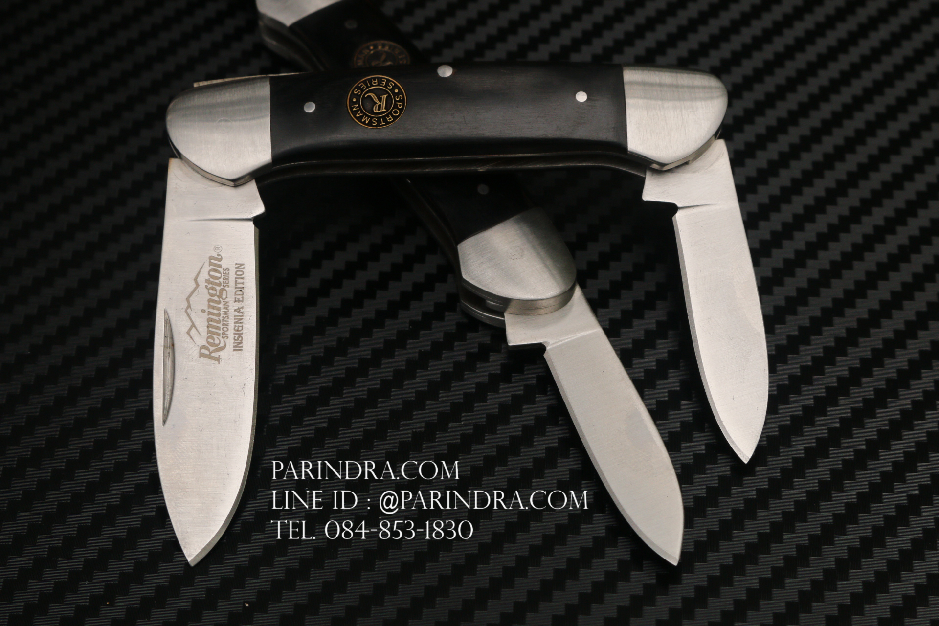 มีดพับเล็กเอนกประสงค์ REMINTON มี 2 ใบมีด คมมาก (OEM)
