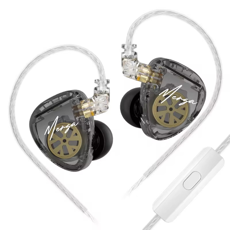KZ Merga หูฟัง IEMs 2 ไดรเวอร์ Dynamic เบสทรงพลัง เส้นโค้งเสียงที่ดีเยี่ยม ประกันศูนย์ไทย