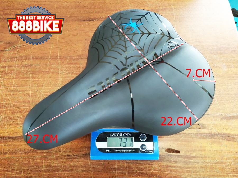 เบาะสำหรับจักรยานแบบหนานุ่ม จัมโบ้ " SPYDER SADDLE " มีสปริง