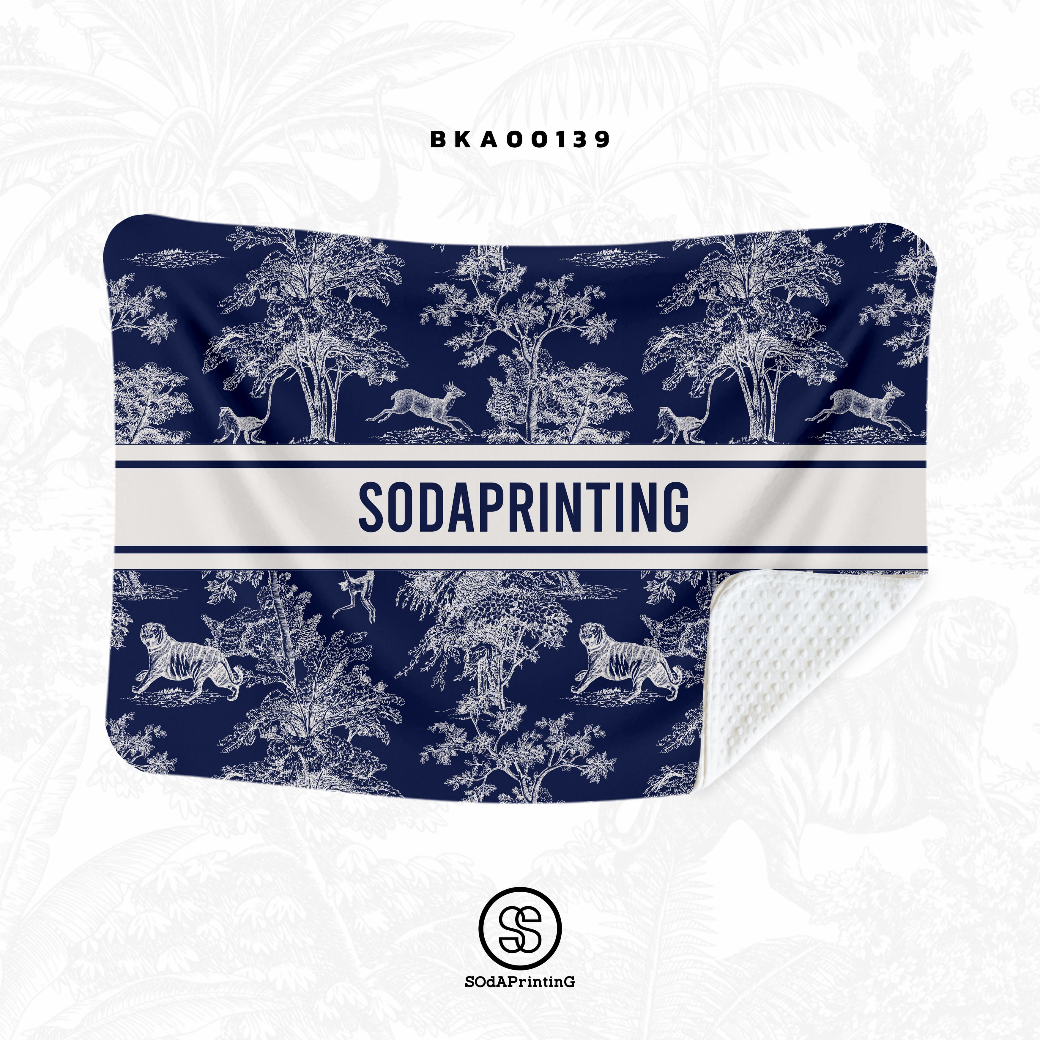 ผ้าห่มอเนกประสงค์ ใส่ชื่อได้ Forest Collection รหัส BKA00139 #SOdAblanket #SodAhome