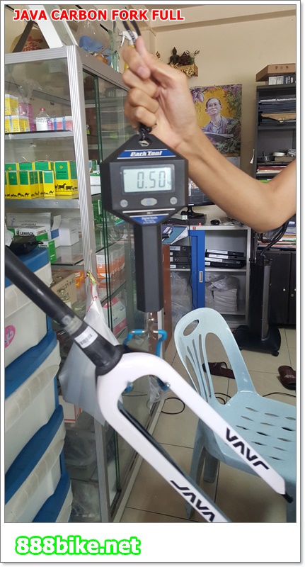 ตะเกียบ JAVA CARBON 26-29" คอเทเปอร์ น้ำหนัก 400 g. ซางคาร์บอน