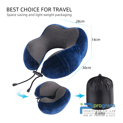 หมอนรองคอ ผ้ากำมะหยี่