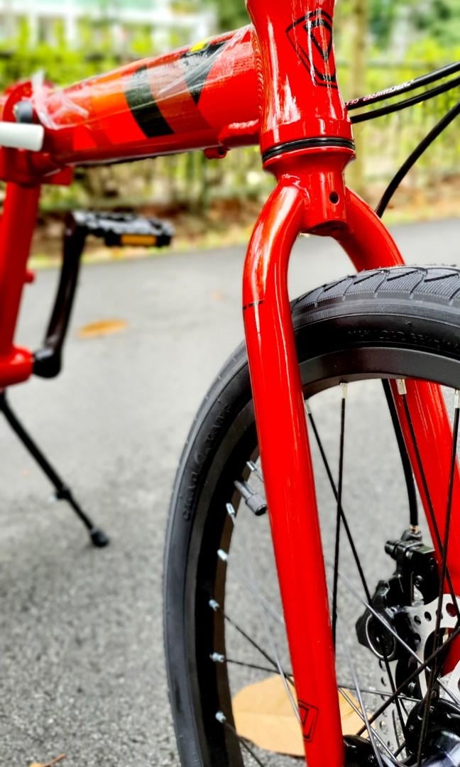 จักรยานพับได้ Java TT-7S-D (Shimano 7 Speed / Disc) 20“ (451)