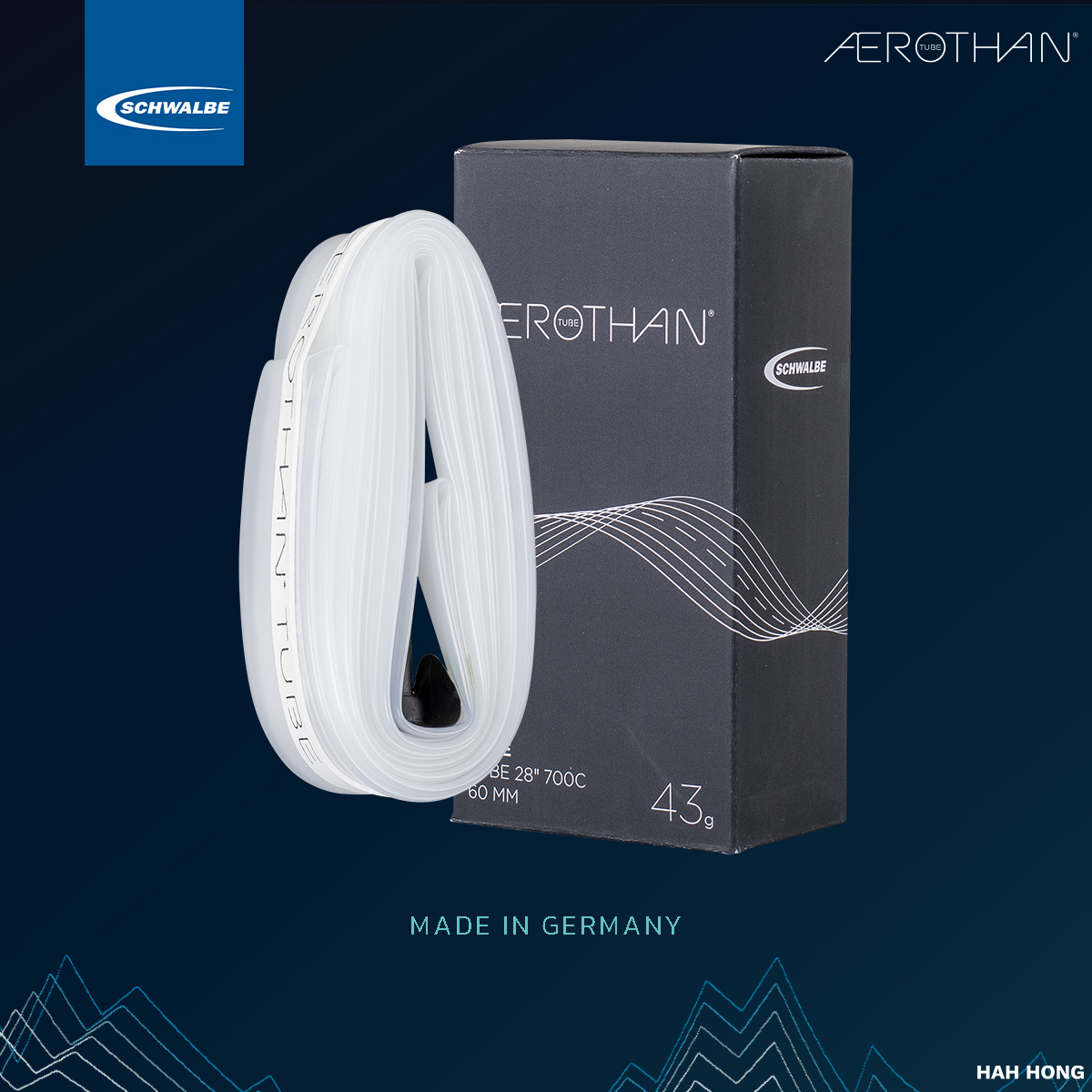 SCHWALBE ยางในพิเศษ 700-23 ถึง 28, AEROTHAN (SV20E), 60MM