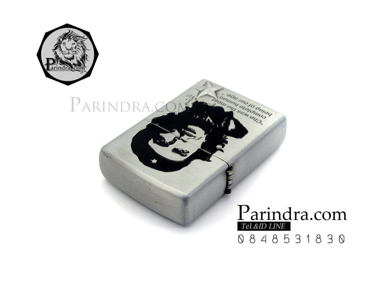 ไฟแช็คน้ำมัน ลาย เช เกบารา เชกูวารา สีเทา