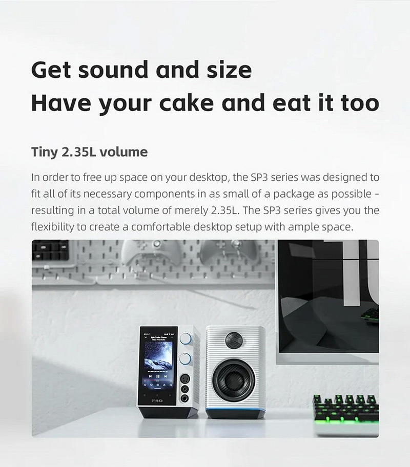 FiiO SP3 BT สุดยอดลำโพง Bluetooth Active Speakers ระดับ High Fidelity รองรับ LDAC, Dual Hi-Res ประกันศูนย์ไทย