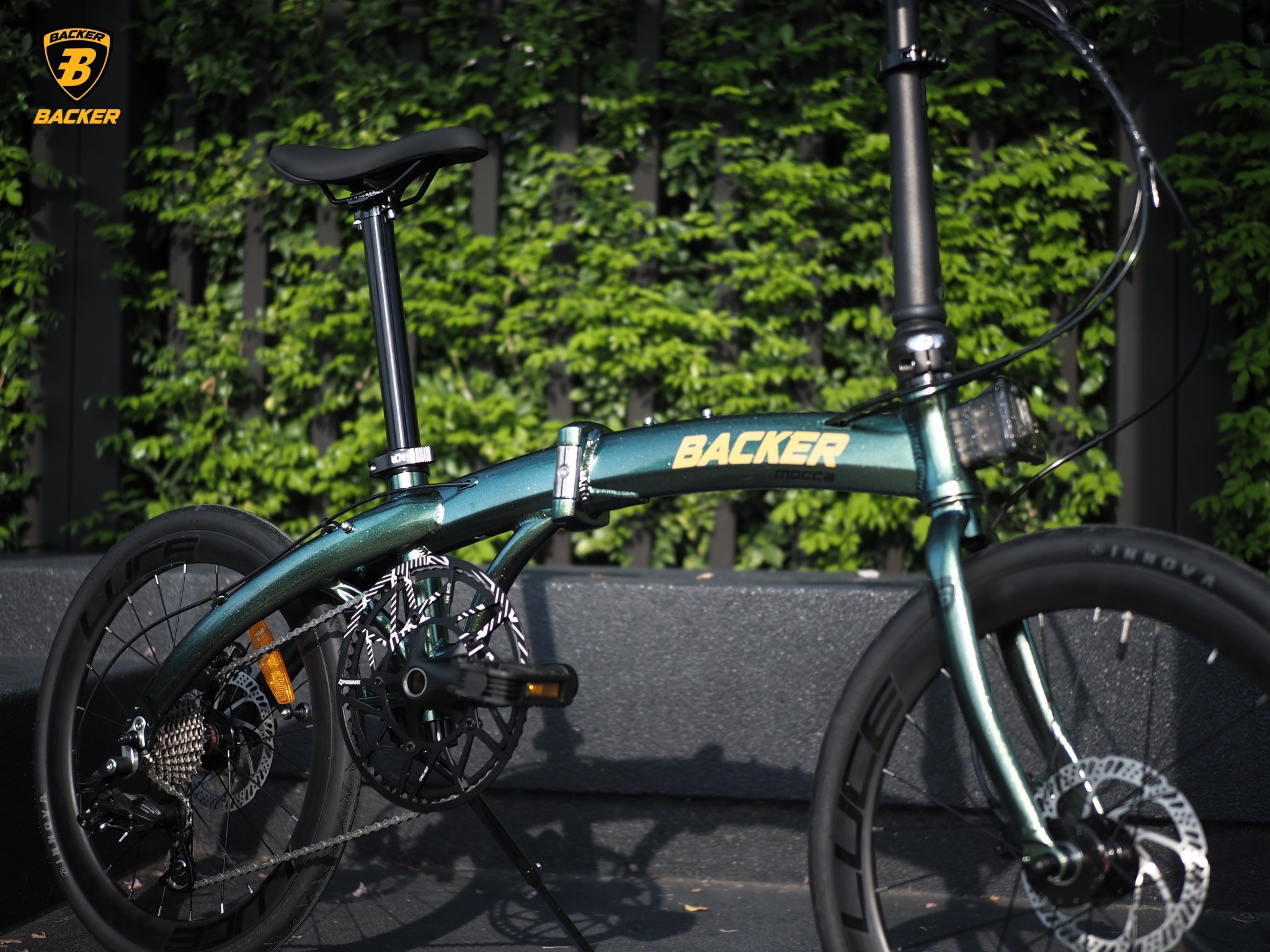 จักรยานพับ BACKER MOCCA เฟรมท้อปอลู เกียร์ SenSah 1*10 สปีด วงล้อ 20 นิ้ว-451 ปี 2021