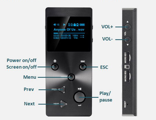 ขาย xDuoo X3 เครื่องเล่นเพลงพกพา รองรับ DSD Lossless Cirrus Logic ตัวท้อป มี3สี