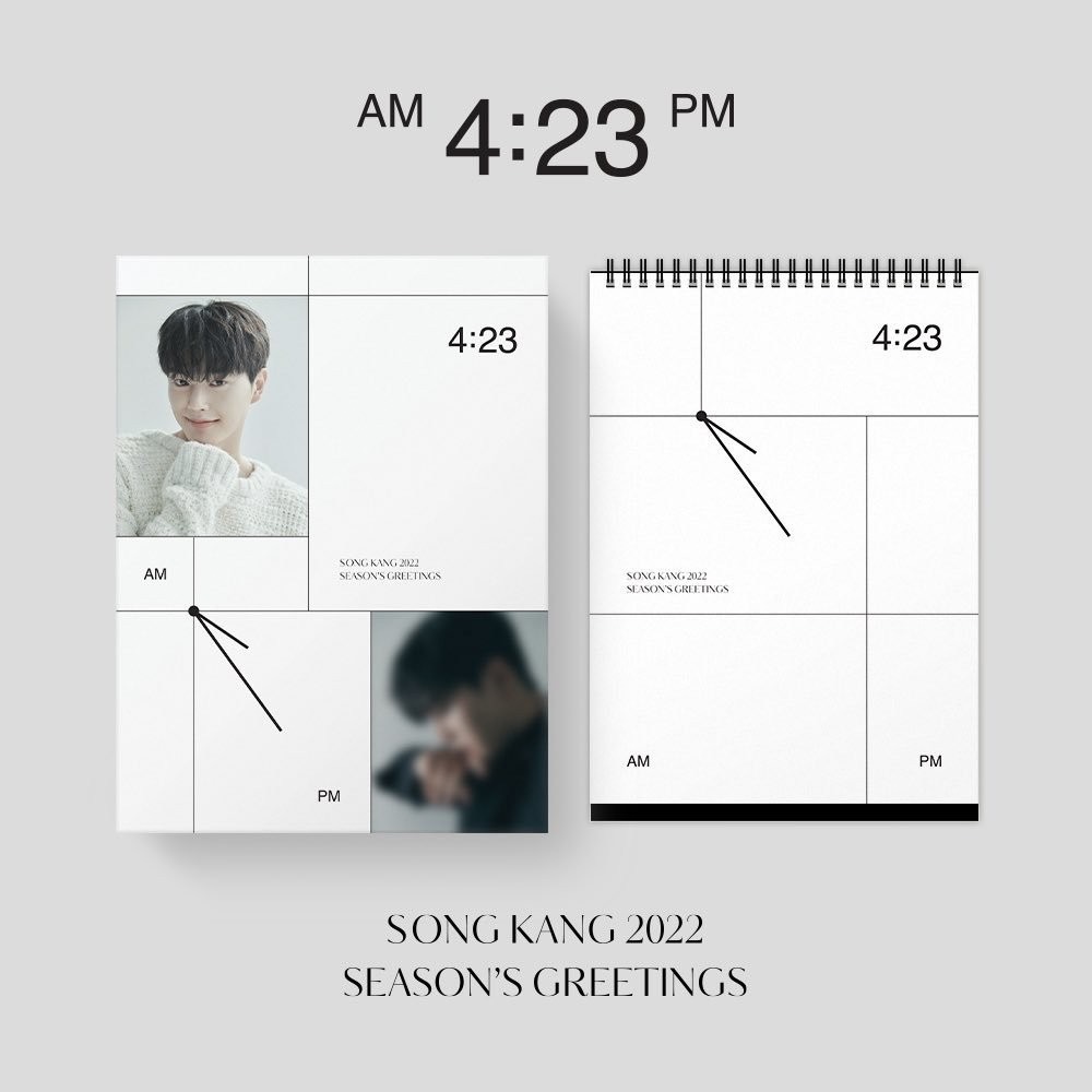 Song Kang 2022 Season's Greetings 'AM 4:23 PM'
