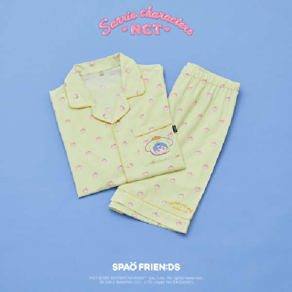 #NCT JAEHYUN x SANRIO SHORT SLEEVE PAJAMA [IVORY] -M- -เข้าไทย 20-09-22-